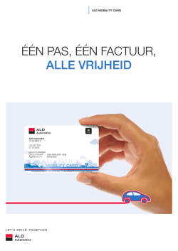 &Eacute;&Eacute;N PAS, &Eacute;&Eacute;N FACTUUR, ALLE VRIJHEID