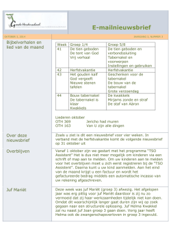 E-mailnieuwsbrief - Goede Herderschool