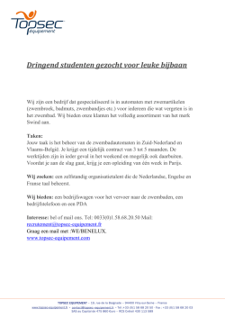 Dringend studenten gezocht voor leuke bijbaan