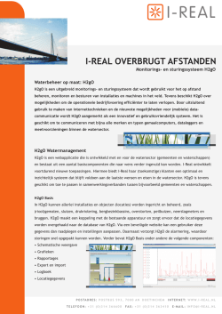 I-Real overbrugt afstanden deel 1 (H2gO)