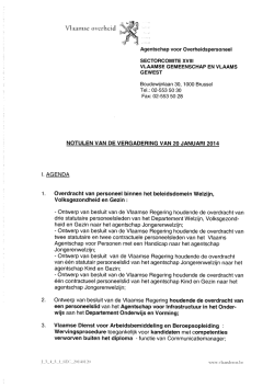 notulen - Bestuurszaken