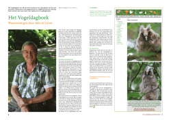 interview - Vogeldagboeken