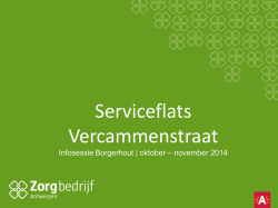 Infosessie serviceflats Vercammen