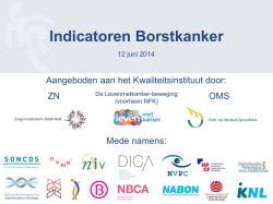 Indicatoren Borst- en Darmkanker