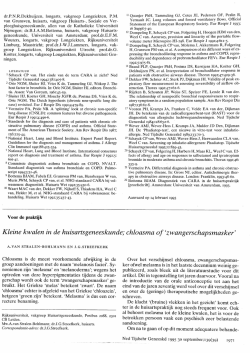 Download PDF - Nederlands Tijdschrift voor Geneeskunde