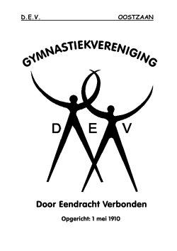 Clubblad december 2014 - Gymvereniging DEV Oostzaan