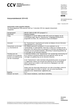 Interpretatie 2014-02 - EN 12845+A2+NEN 1073 par 4.3