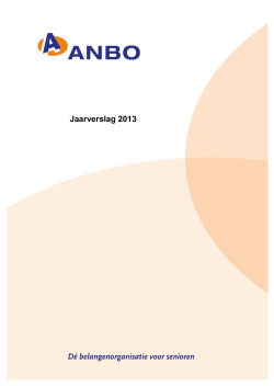 Jaarverslag 2013