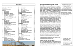inhoud programma najaar 2014