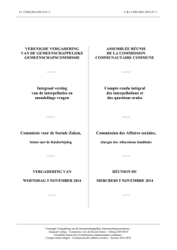 Integraal verslag van de interpellaties en mondelinge vragen
