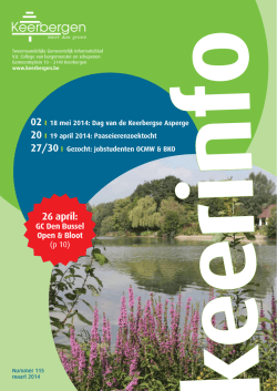 Keerinfo 2014/1 (maart)