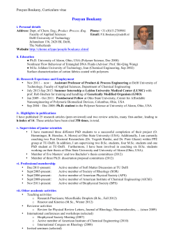 CV (P.E.Boukany) - Catalysis Engineering