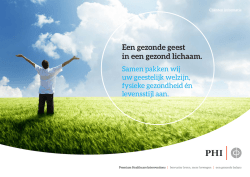 Een gezonde geest in een gezond lichaam.