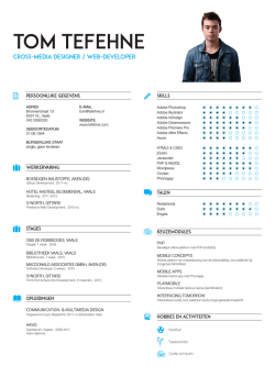 CV - Tom Tefehne