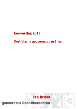 Jaarverslag 2013