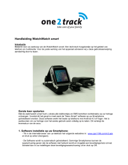 Download handleiding Smartwatch, WatchWatch smart