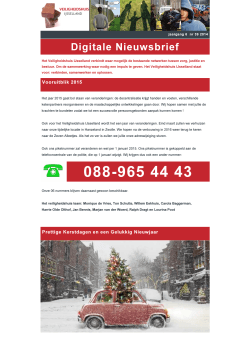 Nieuwsbrief december.pub - Veiligheidshuis IJsselland