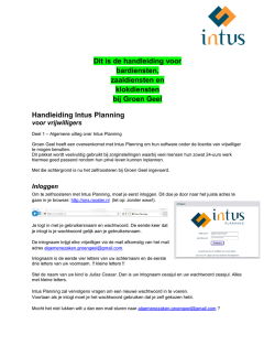 Dit is de handleiding voor bardiensten, zaaldiensten