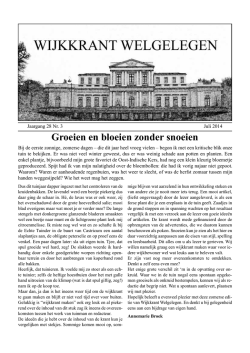 Groeien en bloeien zonder snoeien