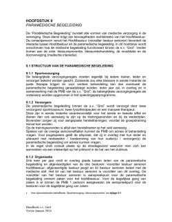 HOOFDSTUK 9 PARAMEDISCHE BEGELEIDING