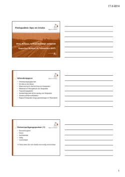 Fietspaden - tips en tricks