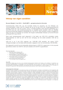 Inkoop van eigen aandelen