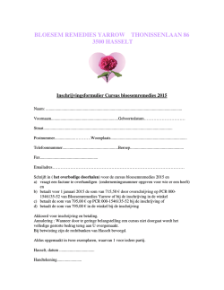 Download Inschrijvingsformulier