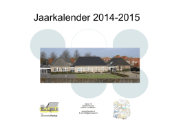 Jaarkalender PDF - Johannes Paulus