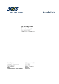 Inspectierapport BSO Noord 140408