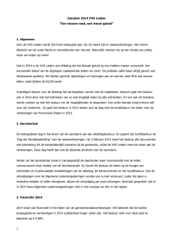 Beleidsplan 2014 VVD Leidenbron: Grootte