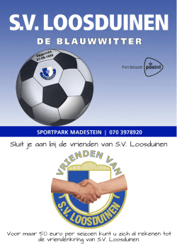 IENDEN VA - SV Loosduinen