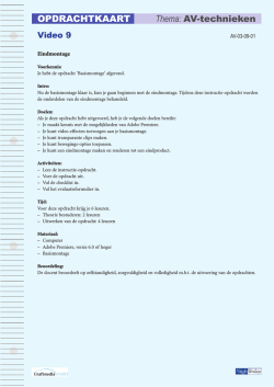 Eindmontage