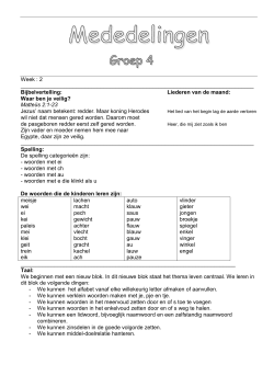 Groep 4 - Johannes Postschool