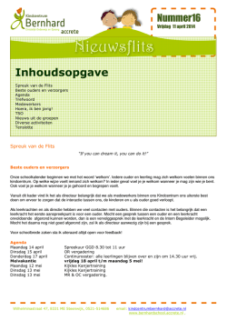 Inhoudsopgave