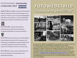 FOTOWEDSTRIJD - Nederlands Openluchtmuseum