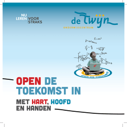 Inspiratiedocument - Openbaar Onderwijs Zwolle en Regio