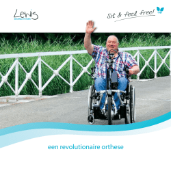 een revolutionaire orthese