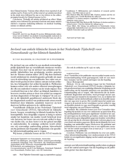 Download PDF - Nederlands Tijdschrift voor Geneeskunde