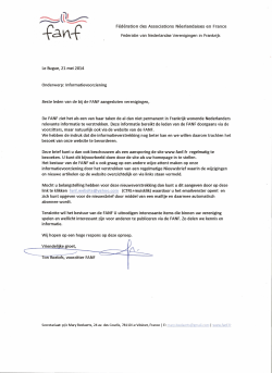 Fédération des Associations Néerlandaises en France Federatie