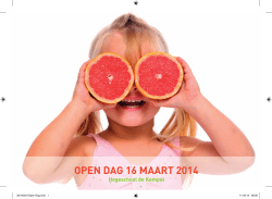 20140316 Open Dag.indd - Hogeschool de Kempel