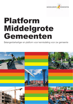 Platform Middelgrote Gemeenten