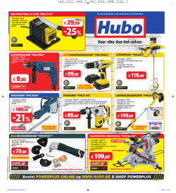 €9,95* - HUBO België VL