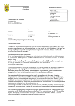 GL en PS over compensatie bomenkap trac&eacute; A4 Delft