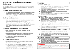 Handleiding voor externen