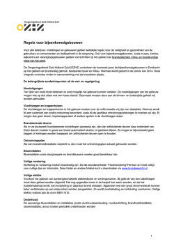 Regels voor bijeenkomstgebouwen - Milieudienst Zuid