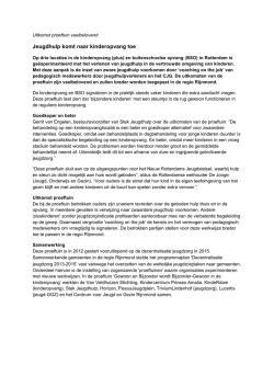 Jeugdhulp komt naar kinderopvang
