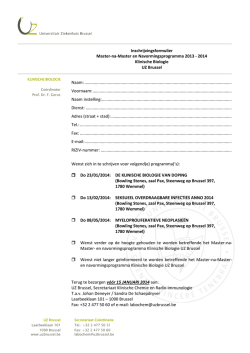 Inschrijvingsformulier 2013-2014