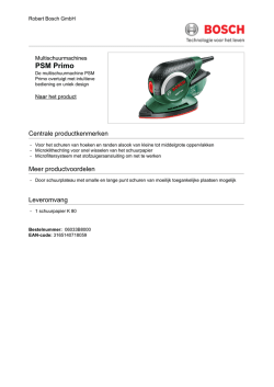 PSM Primo - Bosch-do