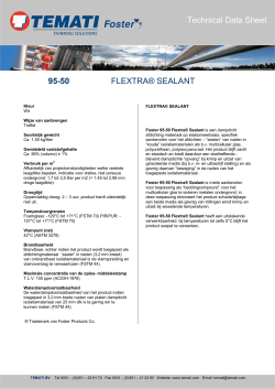 95-50 FLEXTRA® SEALANT Technical Data Sheet