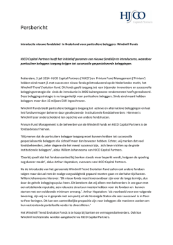 Introductie nieuw fondslabel in Nederland voor